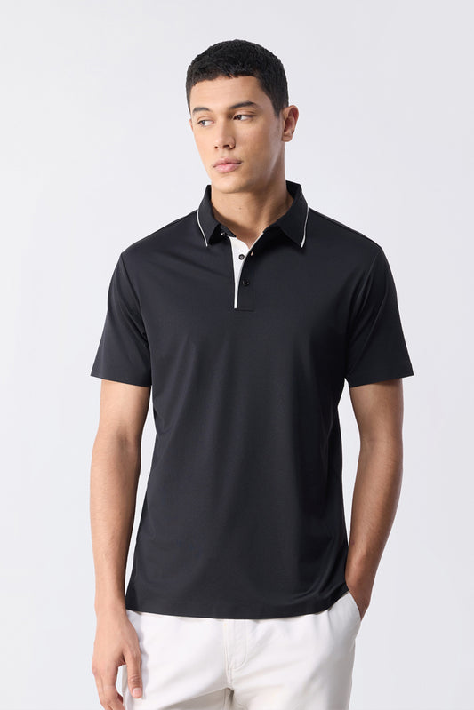Black Sleekcore Polo
