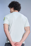 Mirror - Mint Cream - Half sleeve Oversized t-shirt