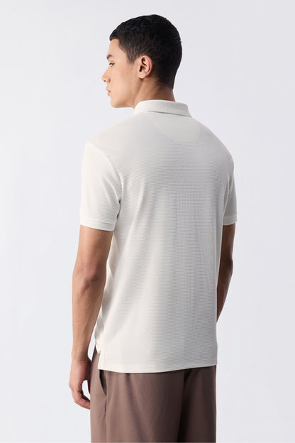 White Sleekcore Polo