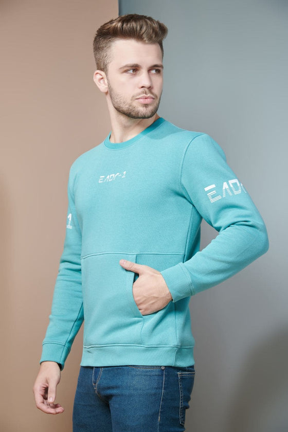 Turquoise Pocket Sweater