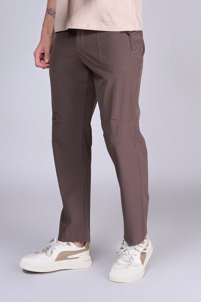 Leather Brown - Urban Moves Track Pant