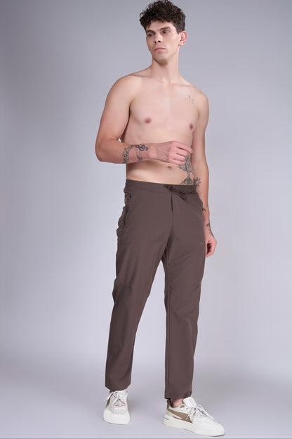 Leather Brown - Urban Moves Track Pant
