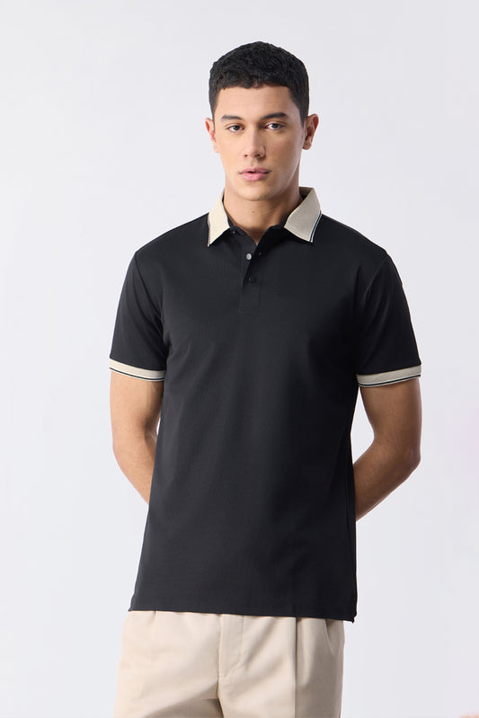 Black - Supplex Polo
