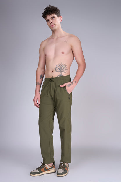 Olive Green - Urban Moves Track Pant