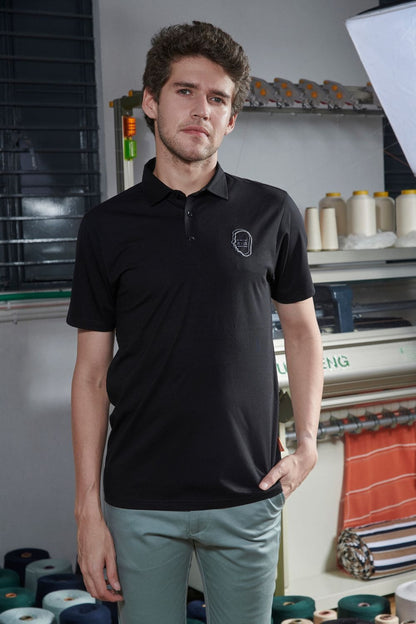 Black Polo T-Shirt