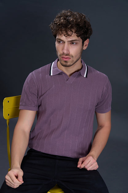 Mauve - Drip Polo