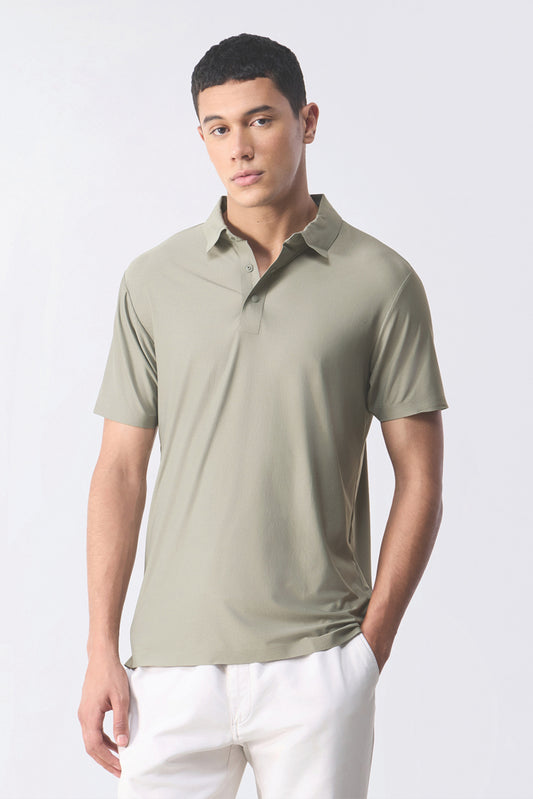 Beige - Dewpoise Polo