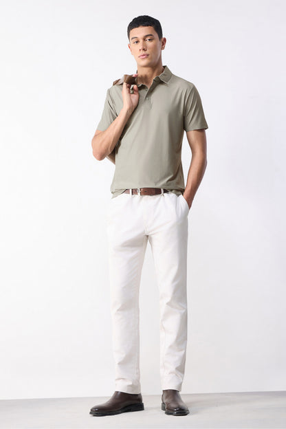 Beige - Dewpoise Polo