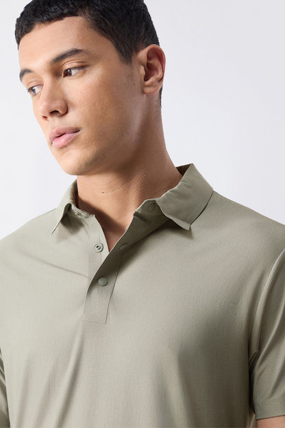 Beige - Dewpoise Polo