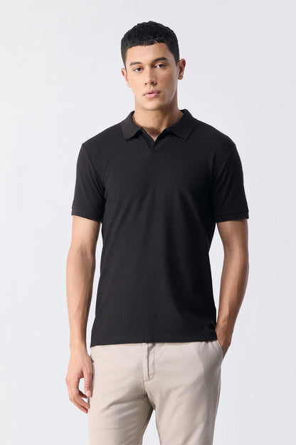 Black Sleekcore Polo