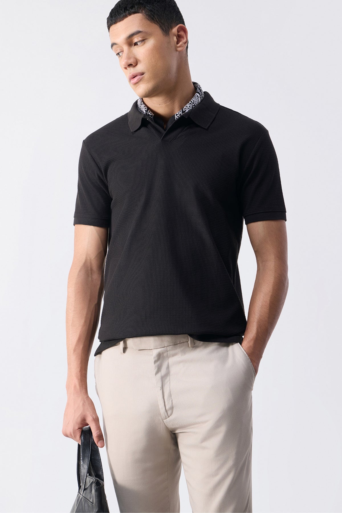 Black Sleekcore Polo