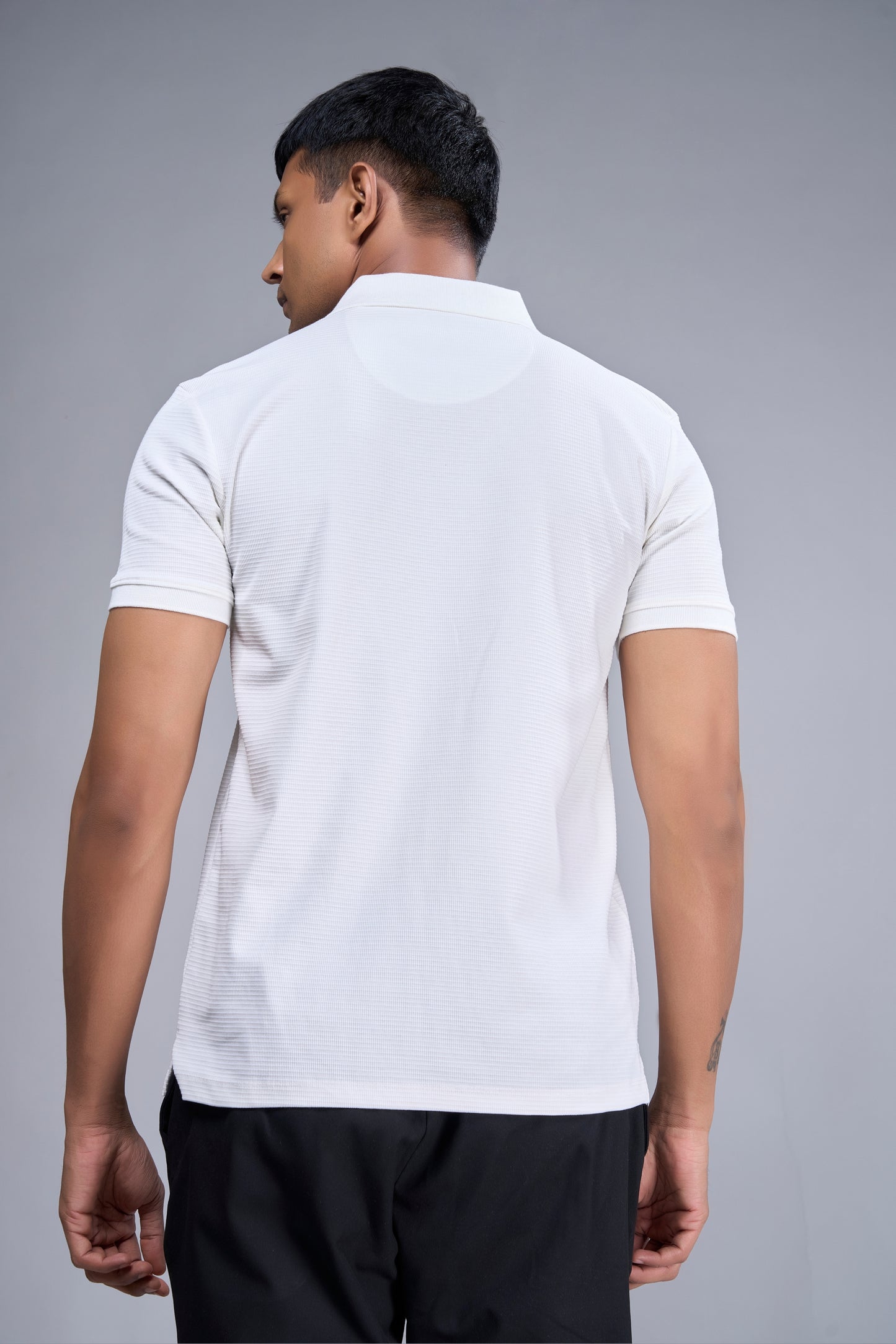 White Sleekcore Polo