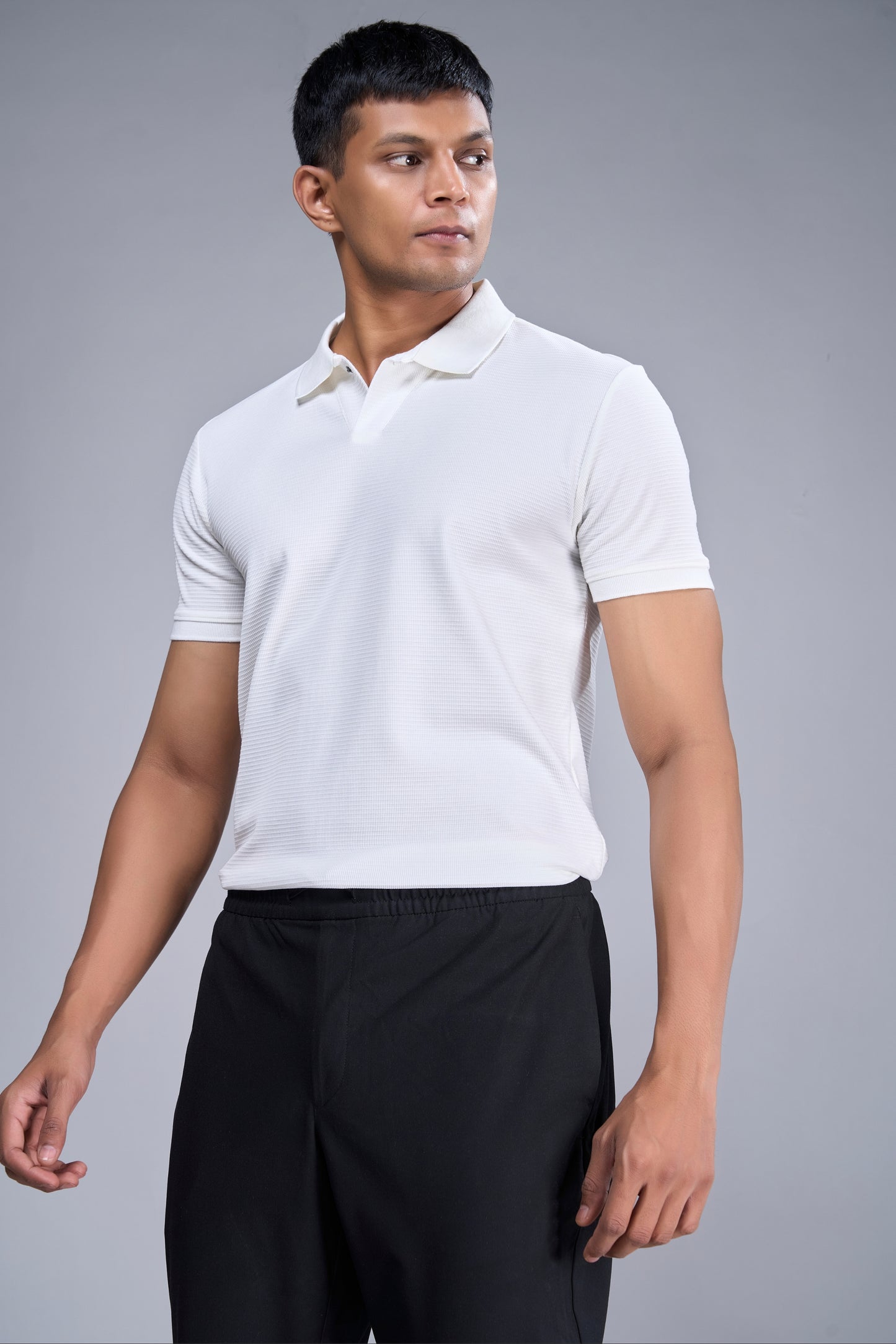 White Sleekcore Polo