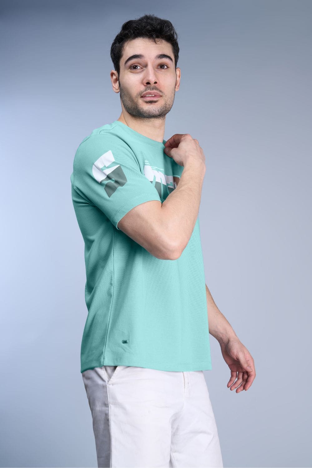 Mirror - Amazon Green - Half sleeve Oversized t-shirt