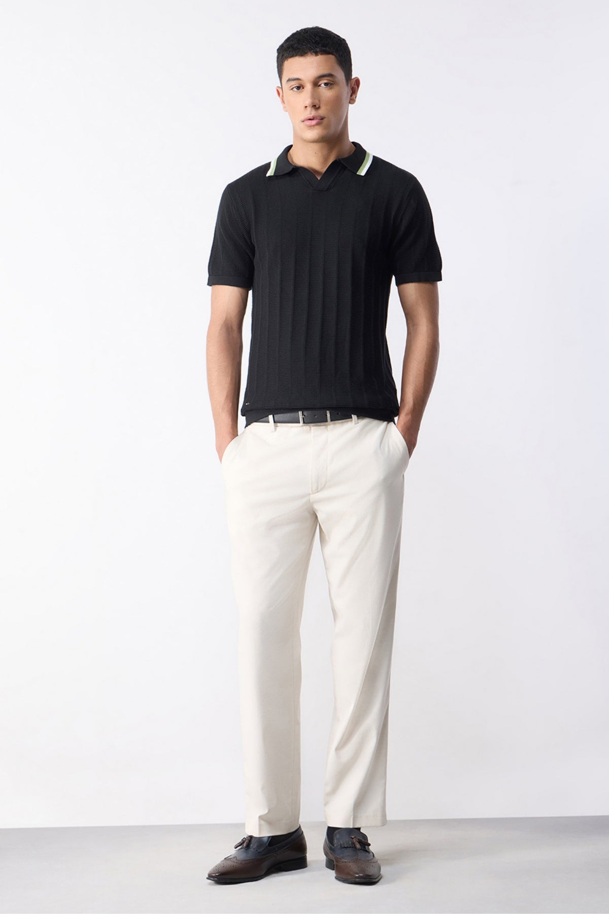 Black - Drip Polo