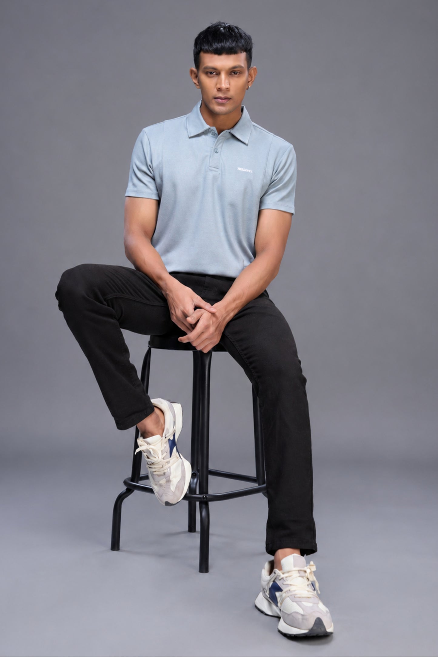 Asly Blue - Ombre Polo