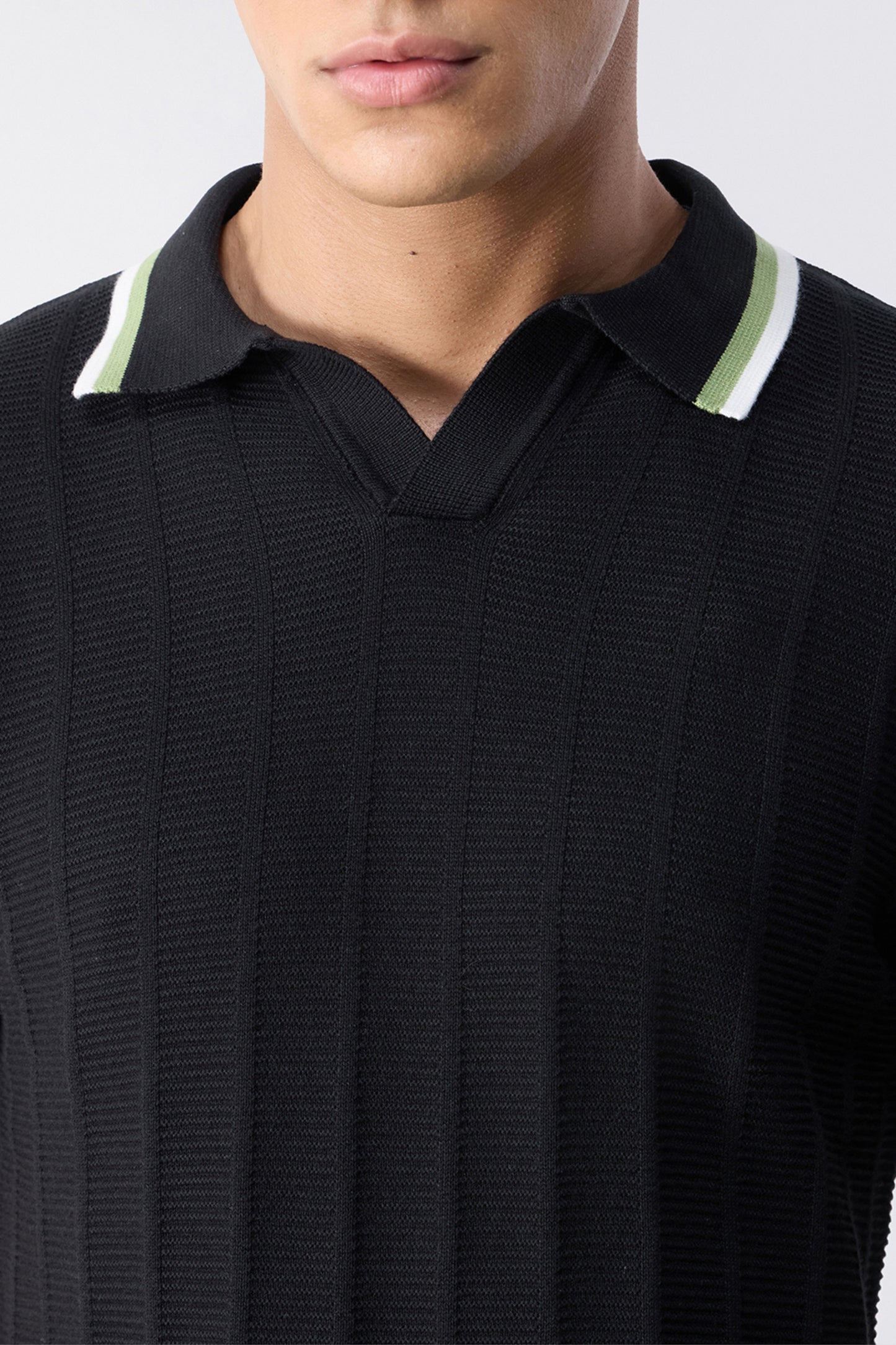 Black - Drip Polo