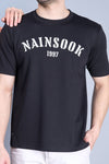 Mirror - Black Fizz - Half sleeve Oversized t-shirt