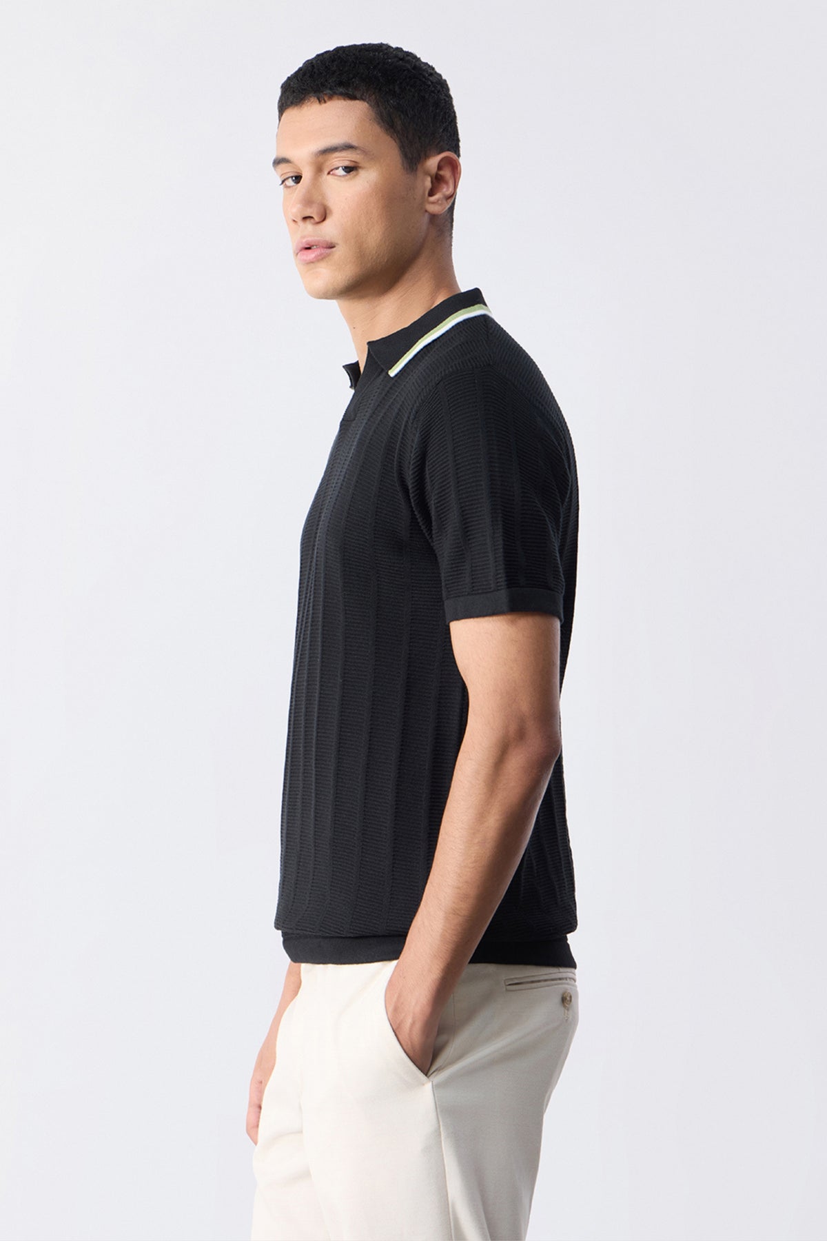 Black - Drip Polo