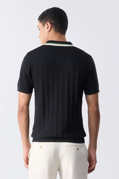 Black - Drip Polo