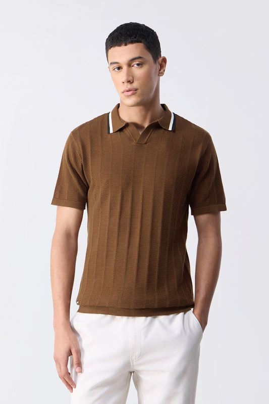 Brown - Drip Polo