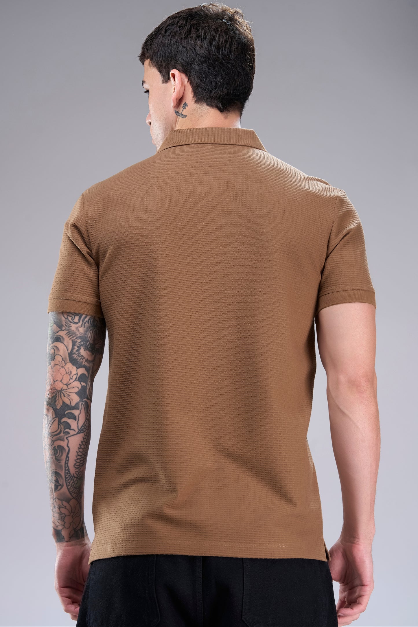 Beige - Manskien Polo