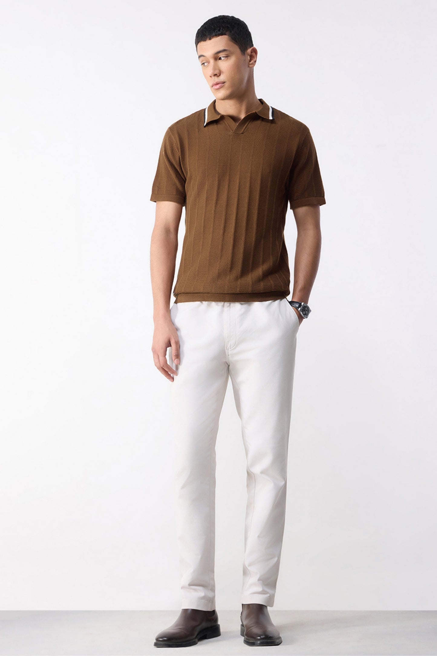 Brown - Drip Polo