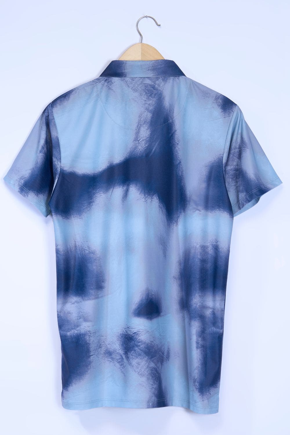 Sea-Foam Printed Polo T-Shirt