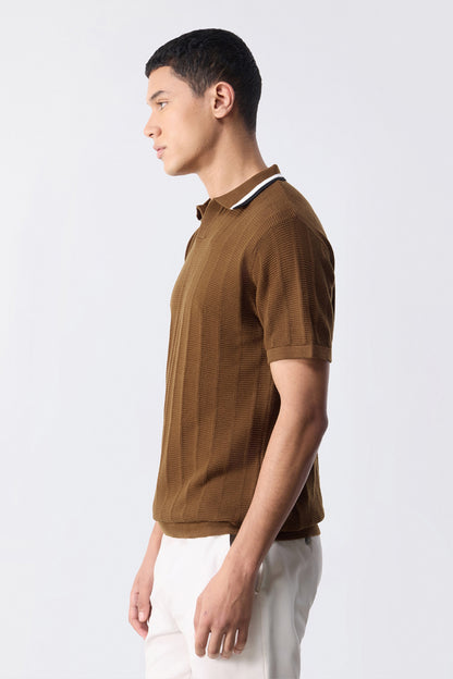 Brown - Drip Polo