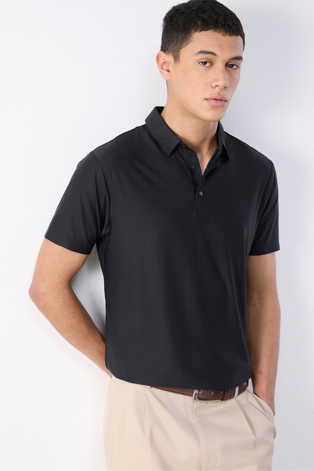 Black - Dewpoise Polo