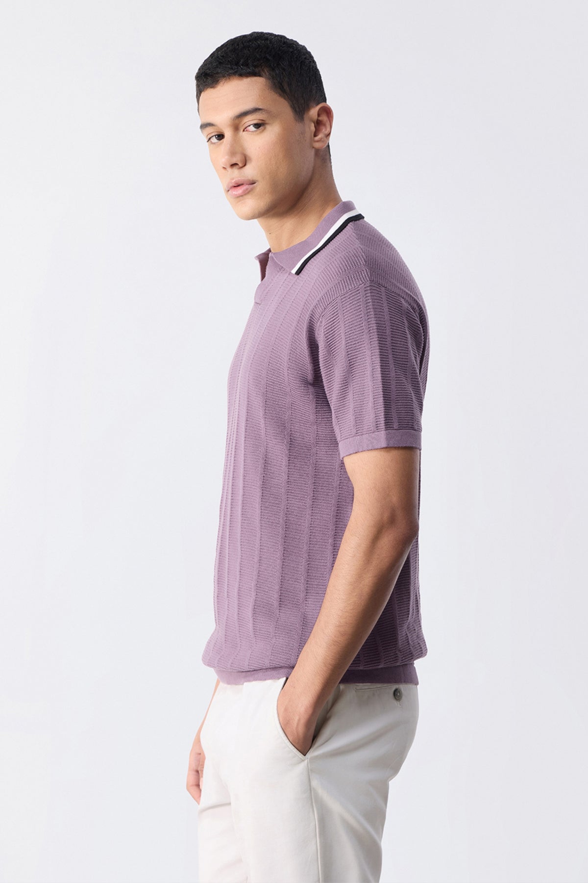 Mauve - Drip Polo