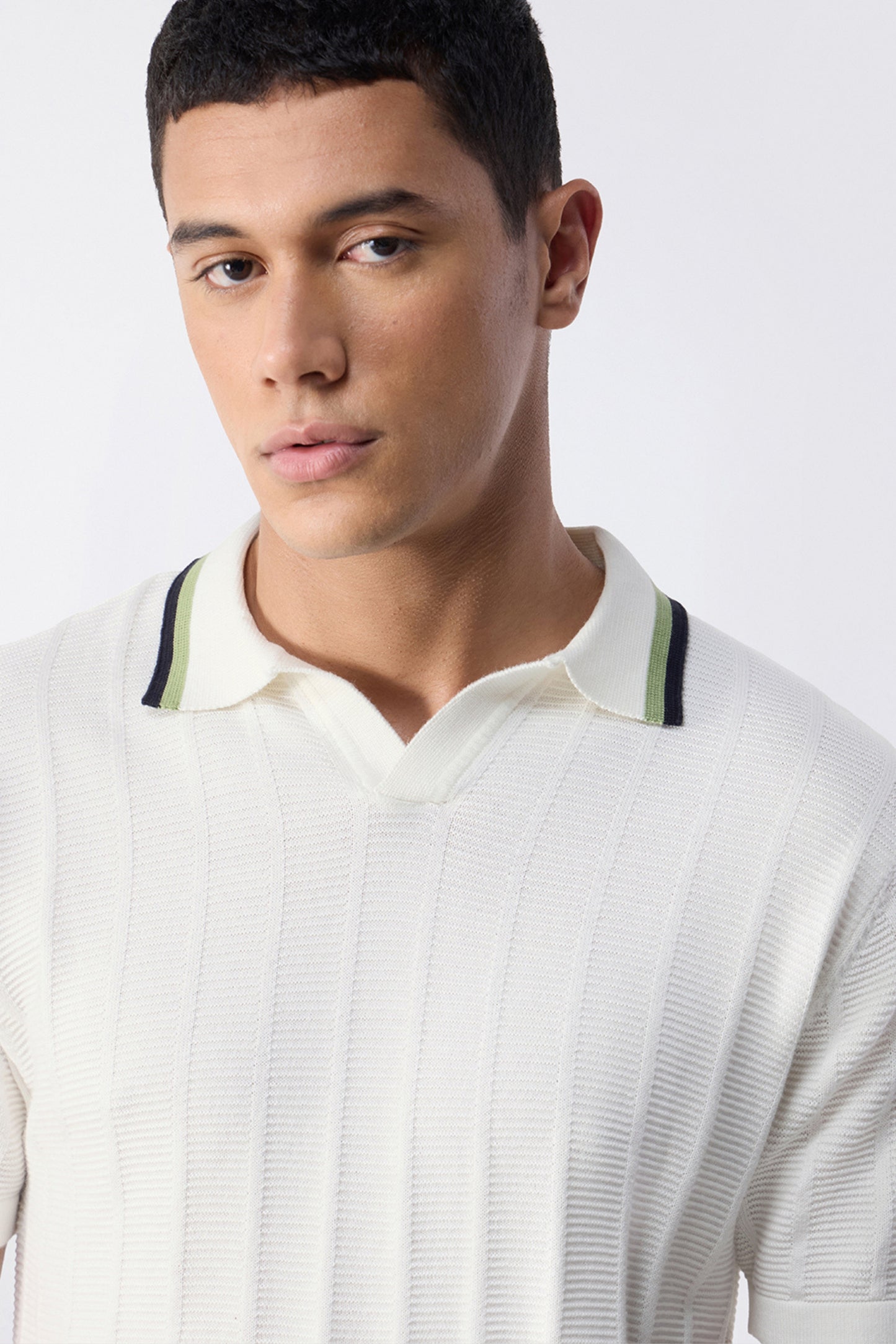 White - Drip Polo