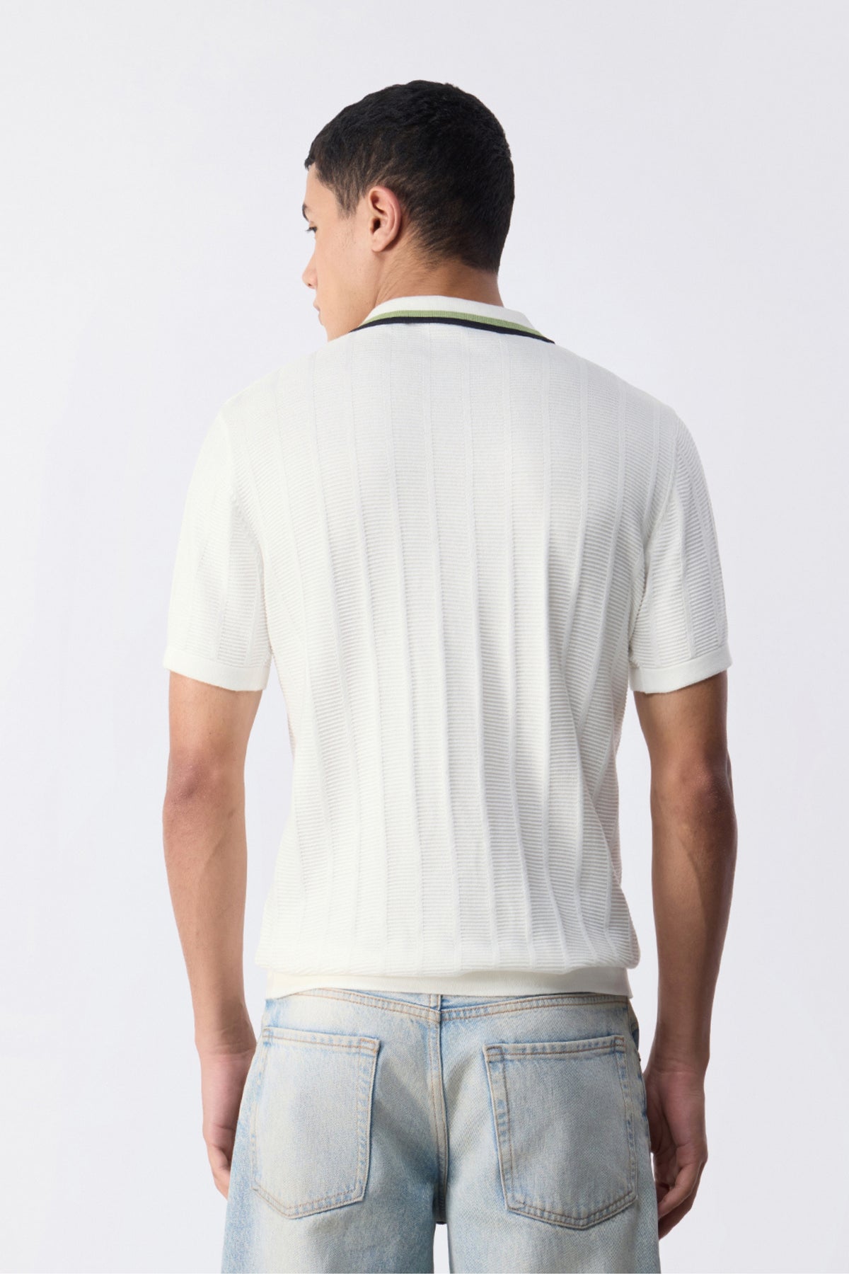 White - Drip Polo