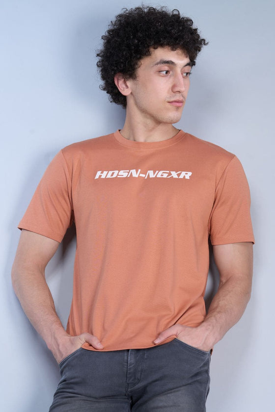 Mirror - Hot Brown - Half sleeve Oversized t-shirt