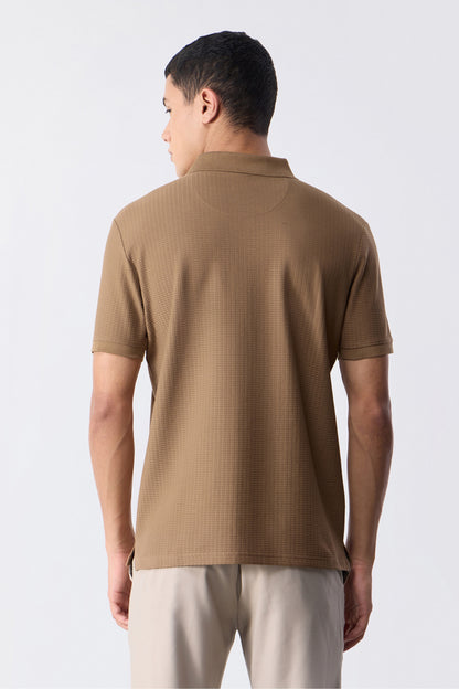 Beige - Manskien Polo