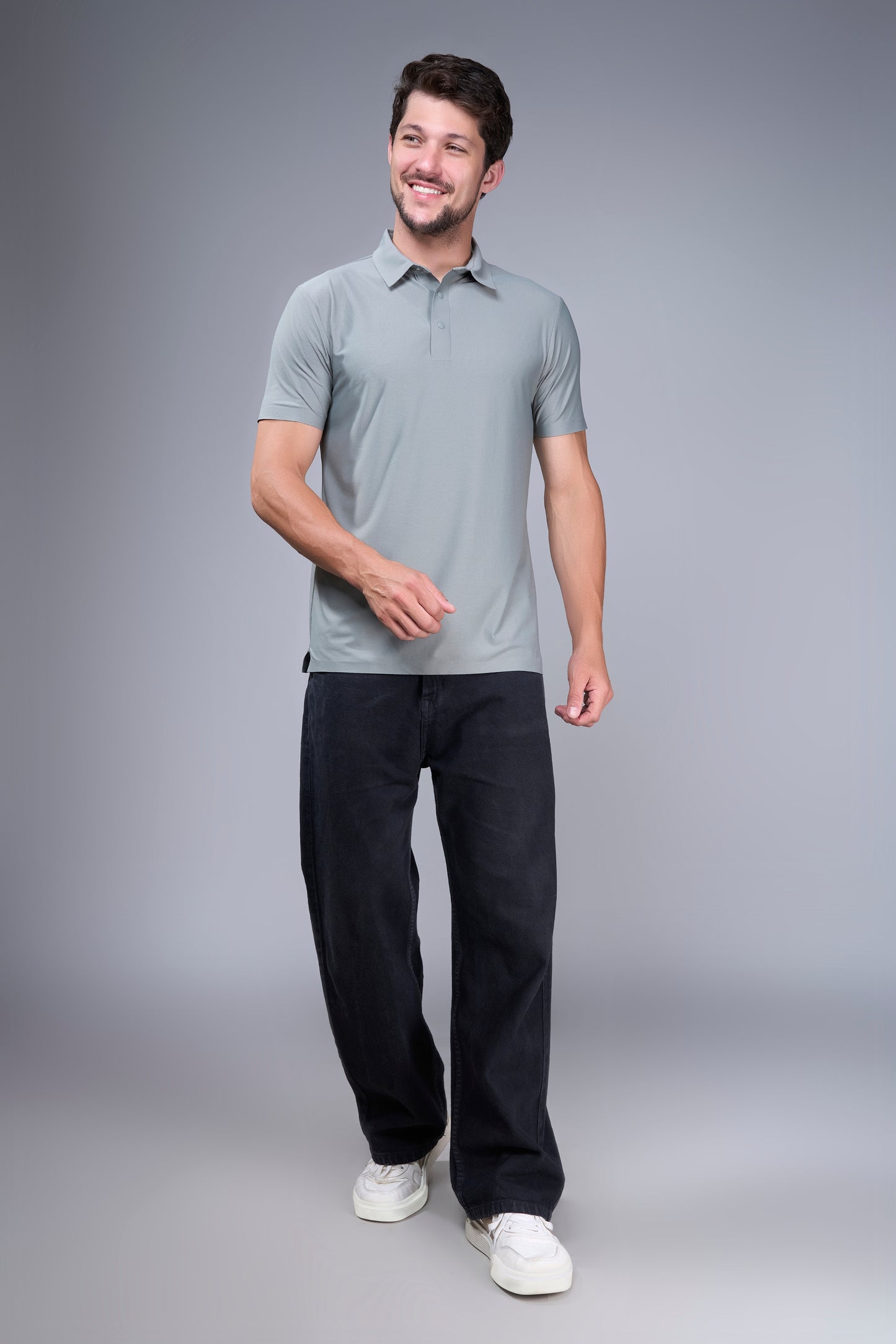 Grey - Dewpoise Polo