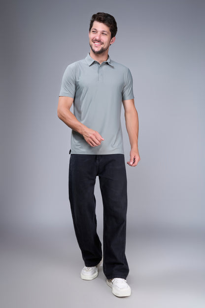 Grey - Dewpoise Polo