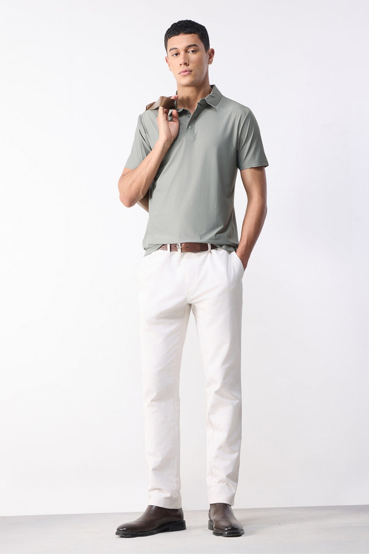 Grey - Dewpoise Polo
