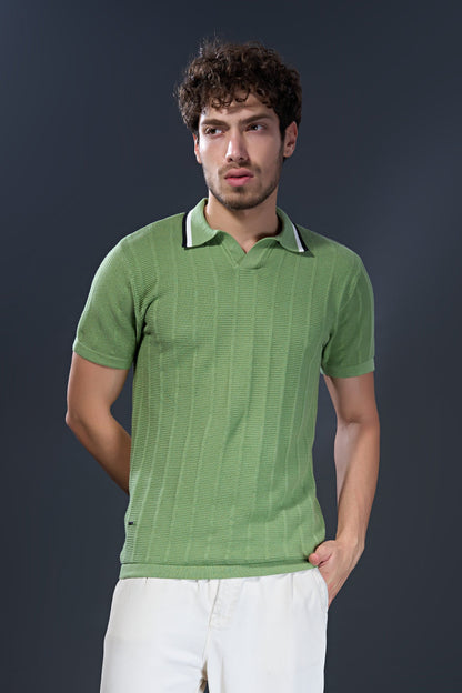 Green - Drip Polo