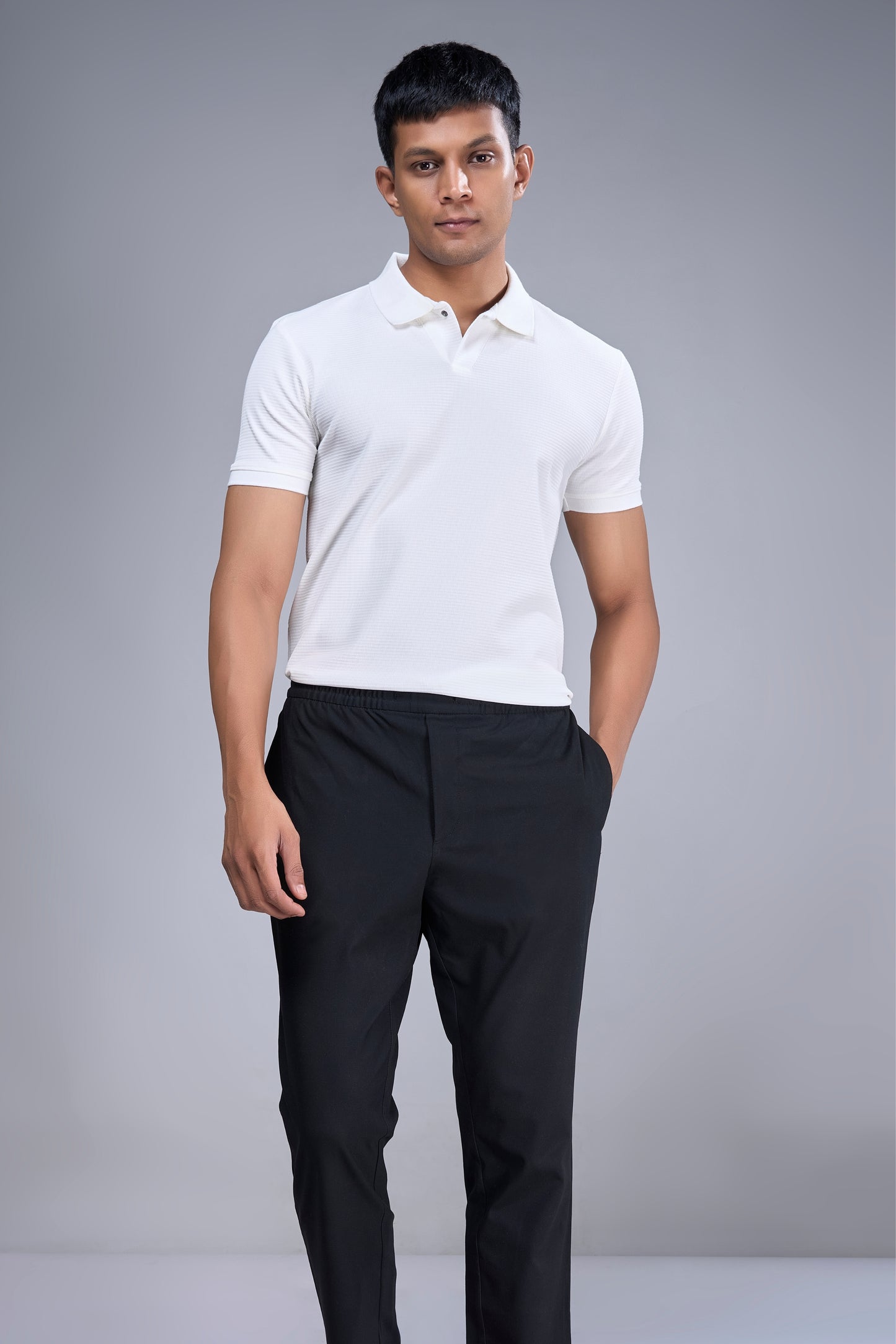 White Sleekcore Polo