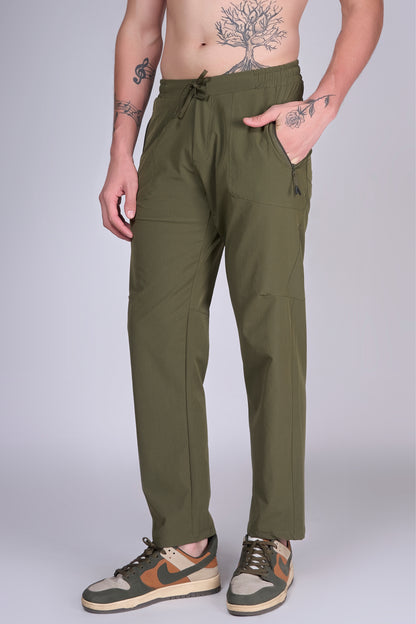 Olive Green - Urban Moves Track Pant