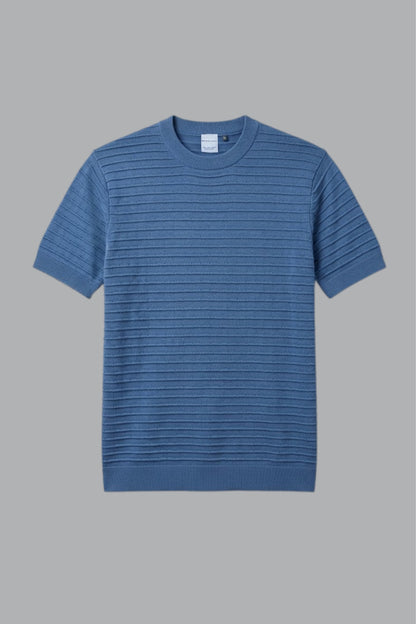Atlantic Teal - Sigma Round Neck T-shirt