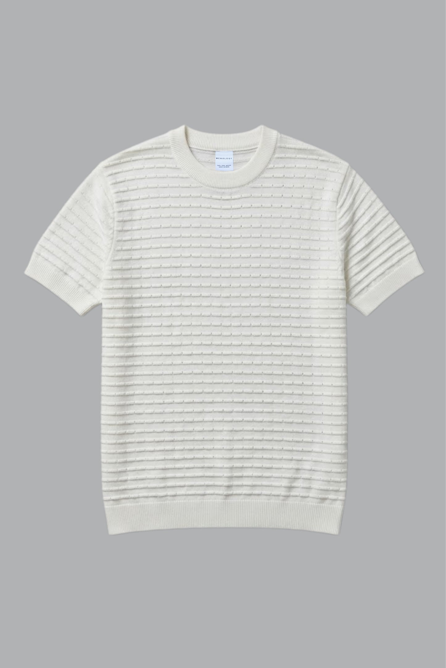 Vista White - Sigma Round Neck T-shirt