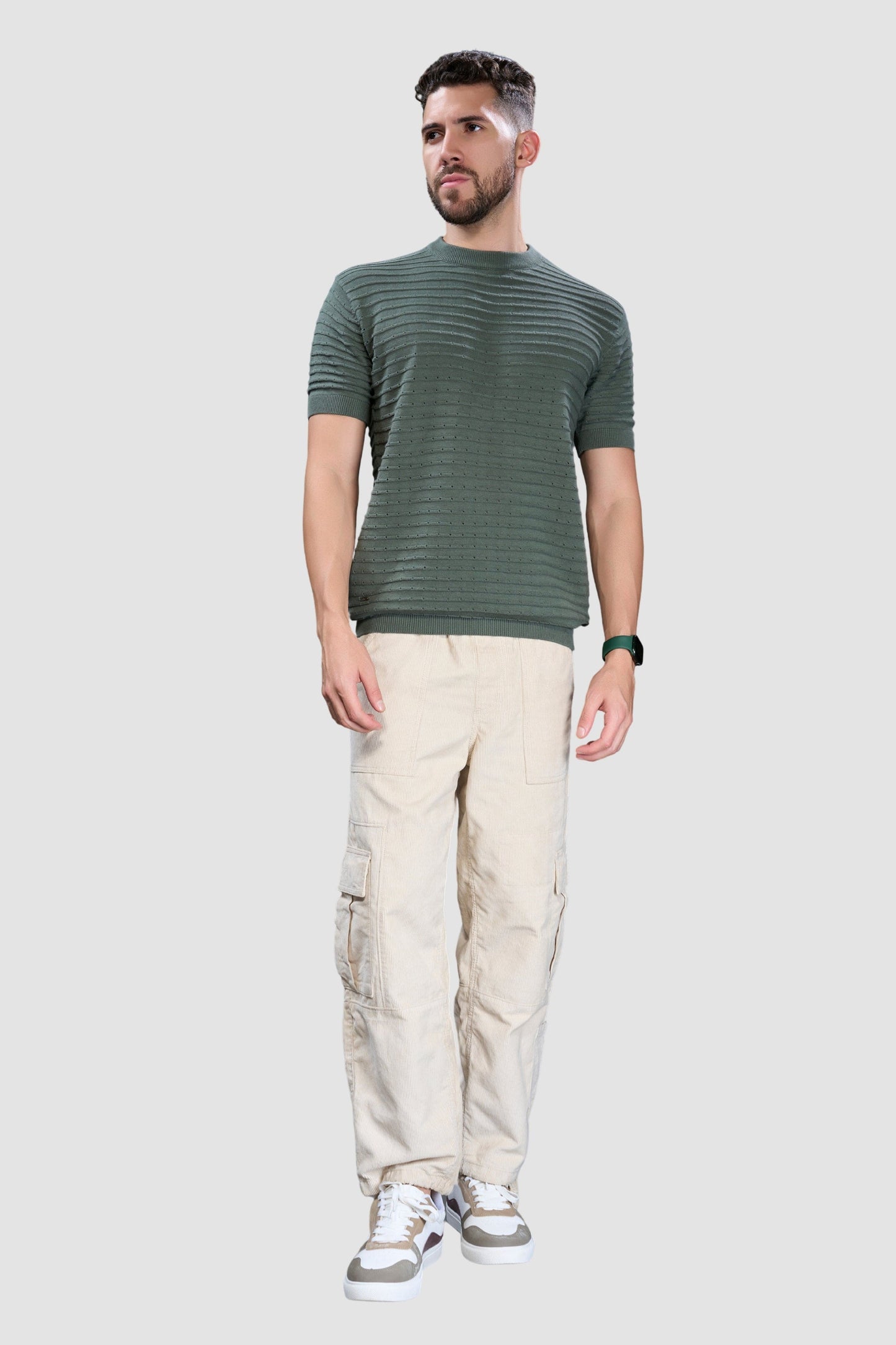 British Green - Sigma Round Neck T-shirt