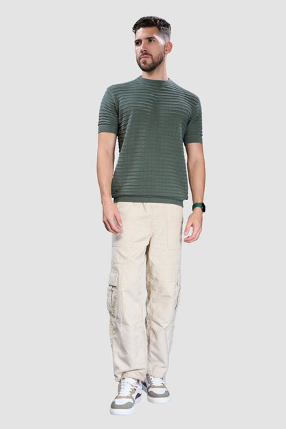 British Green - Sigma Round Neck T-shirt