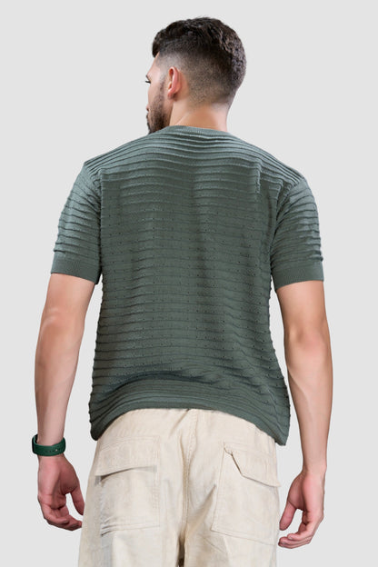British Green - Sigma Round Neck T-shirt