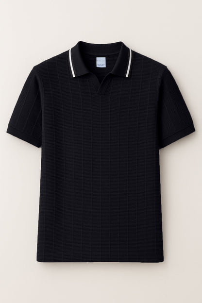 Black - Drip Polo