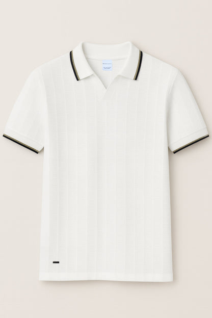 White - Drip Polo
