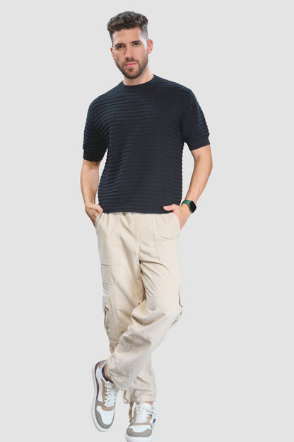 Envy Black - Sigma Round Neck T-shirt