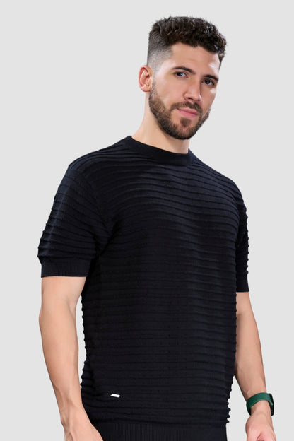 Envy Black - Sigma Round Neck T-shirt